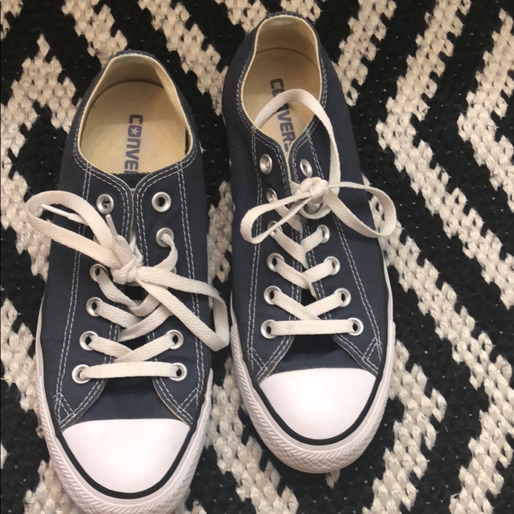 Navy Converse W 8